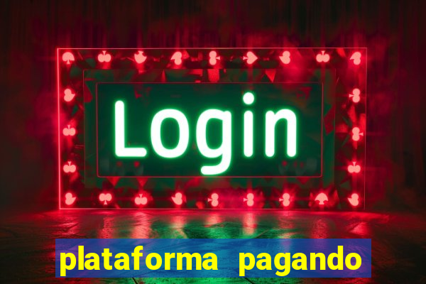 plataforma pagando no cadastro